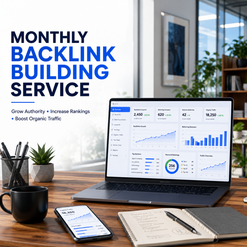 Monthly Backlink Building Service: What It Is and Why Your Site Needs One