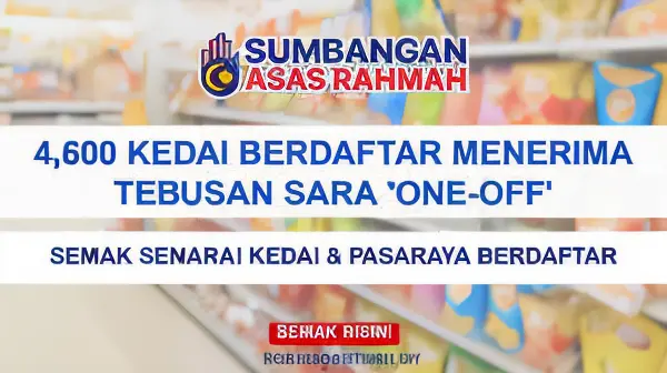 Kedai Berdaftar: Di Mana Anda Boleh Menggunakan Bantuan
