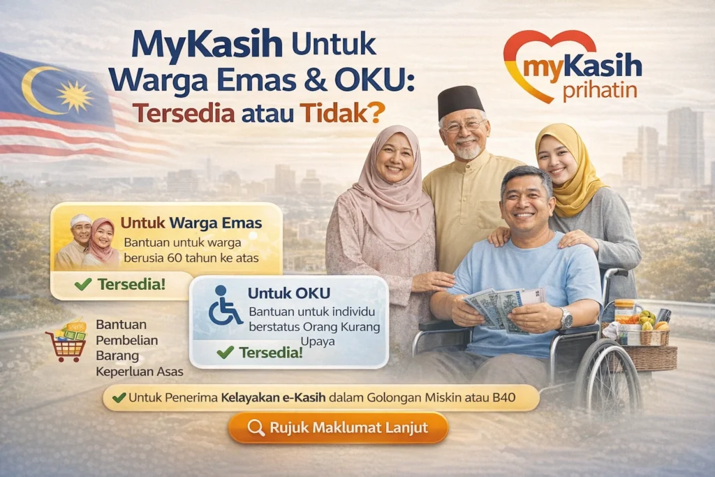 "MyKasih Untuk Warga Emas & OKU: Tersedia atau Tidak?"