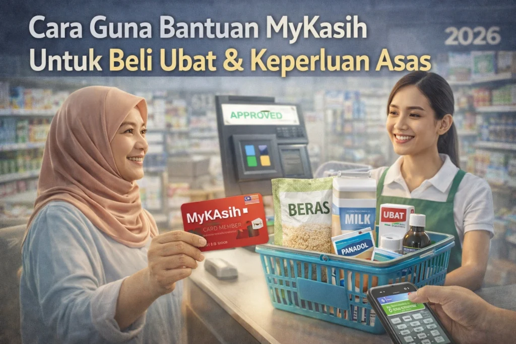“Cara Guna Bantuan MyKasih Untuk Beli Ubat & Keperluan Asas”