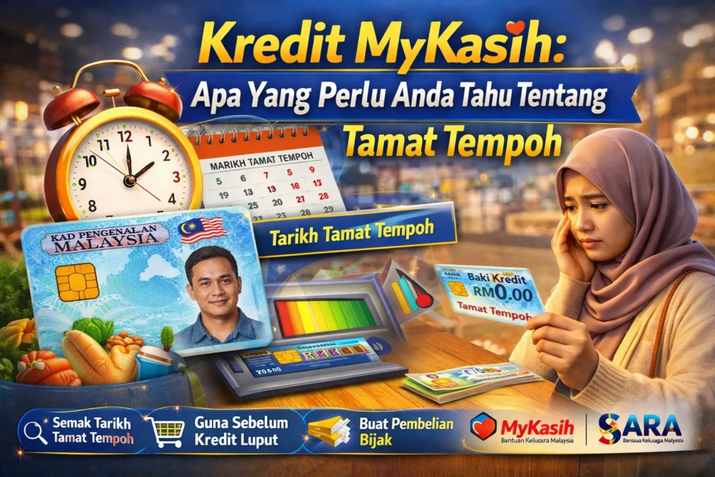 Kredit MyKasih: Apa Yang Perlu Anda Tahu Tentang Tamat Tempoh