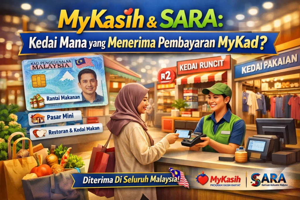 MyKasih & SARA: Kedai Mana yang Menerima Pembayaran MyKad?
