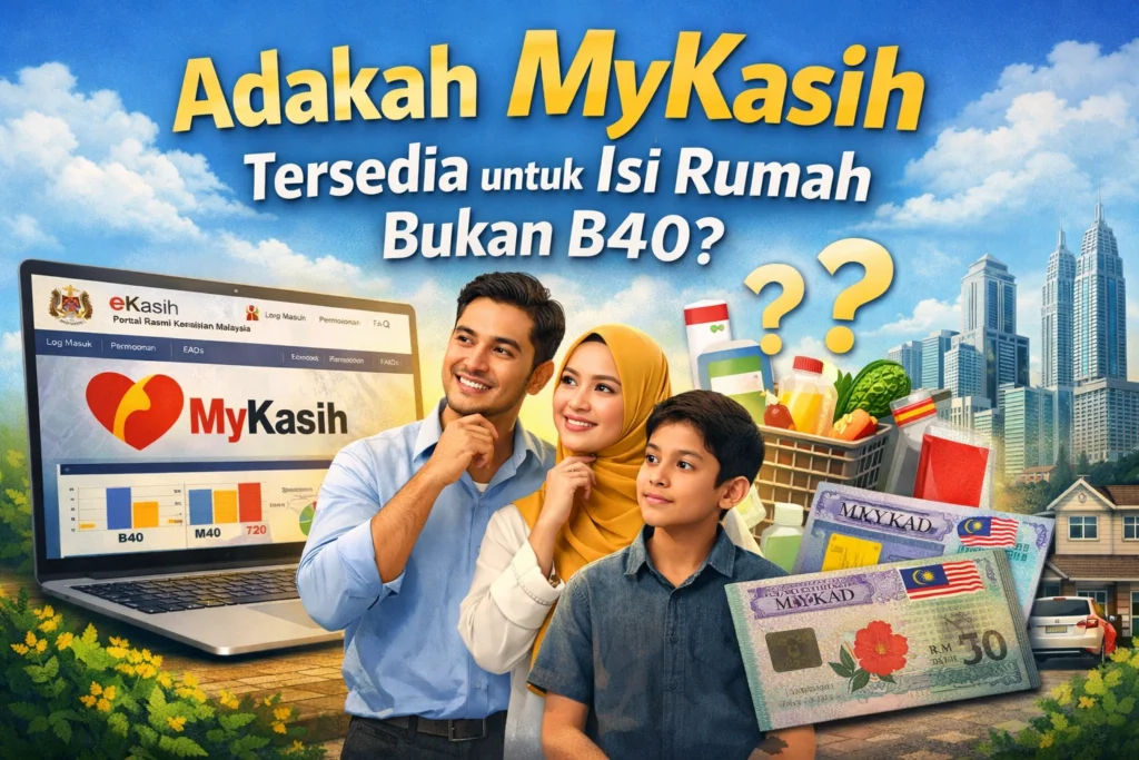 Adakah MyKasih Tersedia untuk Isi Rumah Bukan B40?
