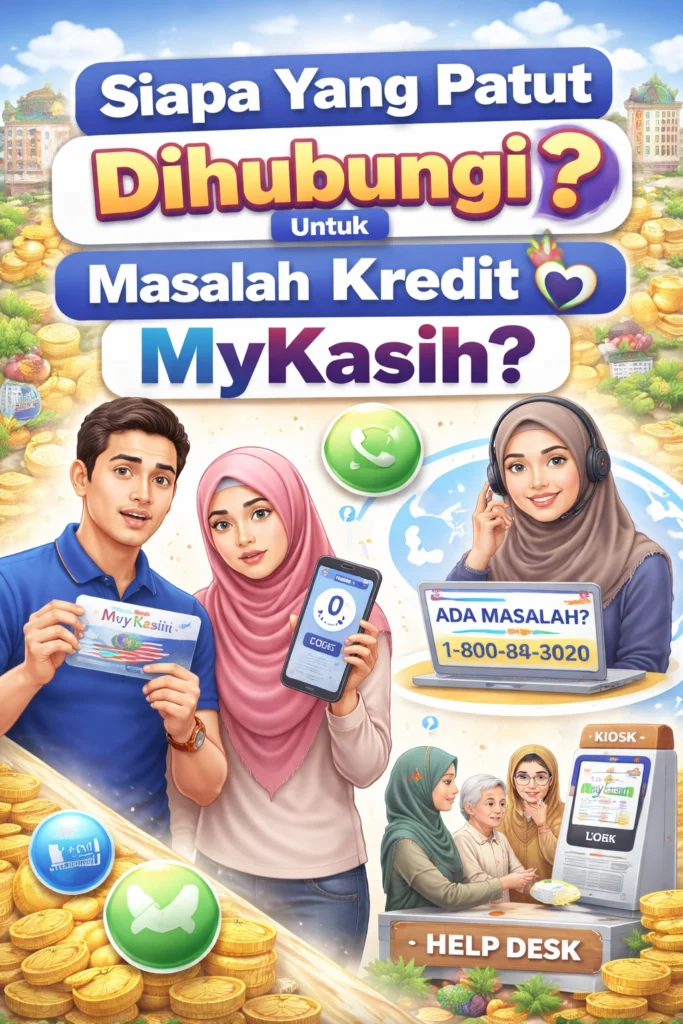 Siapa Yang Patut Dihubungi Untuk Masalah Kredit MyKasih?
