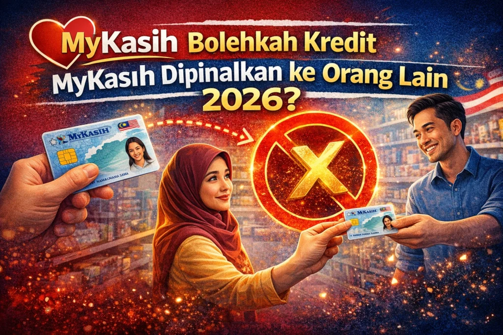 Bolehkah Kredit MyKasih Dipindahkan ke Orang Lain 2026?