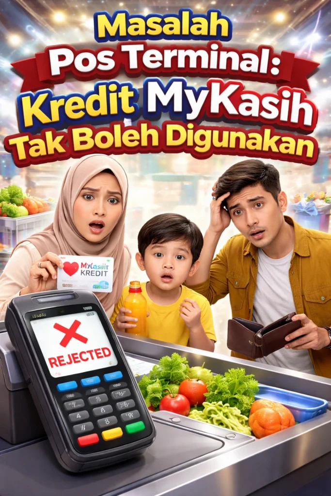 Masalah Pos Terminal: Kredit MyKasih Tak Boleh Digunakan