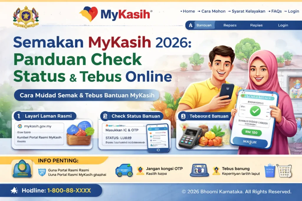 Semakan MyKasih 2026: Panduan Check Status & Tebus Online