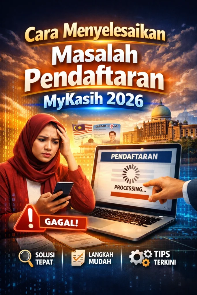 Cara Menyelesaikan Masalah Pendaftaran MyKasih 2026