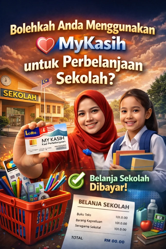 Bolehkah Anda Menggunakan MyKasih untuk Perbelanjaan Sekolah?