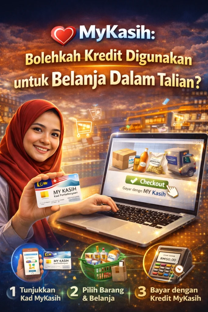 MyKasih: Bolehkah Kredit Digunakan untuk Belanja Dalam Talian?