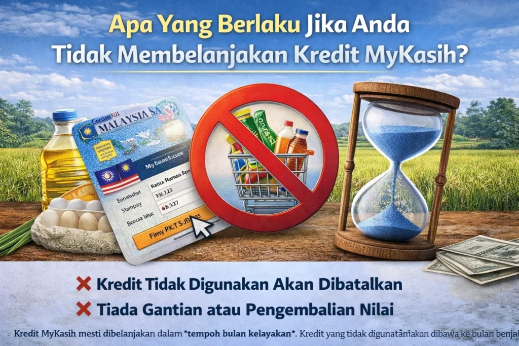 Apa Yang Berlaku Jika Anda Tidak Membelanjakan Kredit MyKasih?