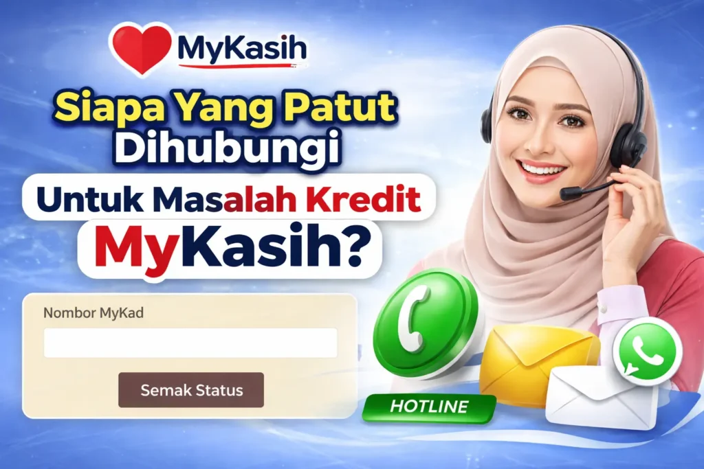 Siapa Yang Patut Dihubungi Untuk Masalah Kredit MyKasih?