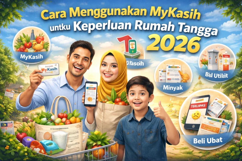 Cara Menggunakan MyKasih untuk Keperluan Rumah Tangga 2026