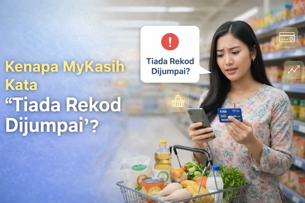 Kenapa MyKasih Kata “Tiada Rekod Dijumpai”?