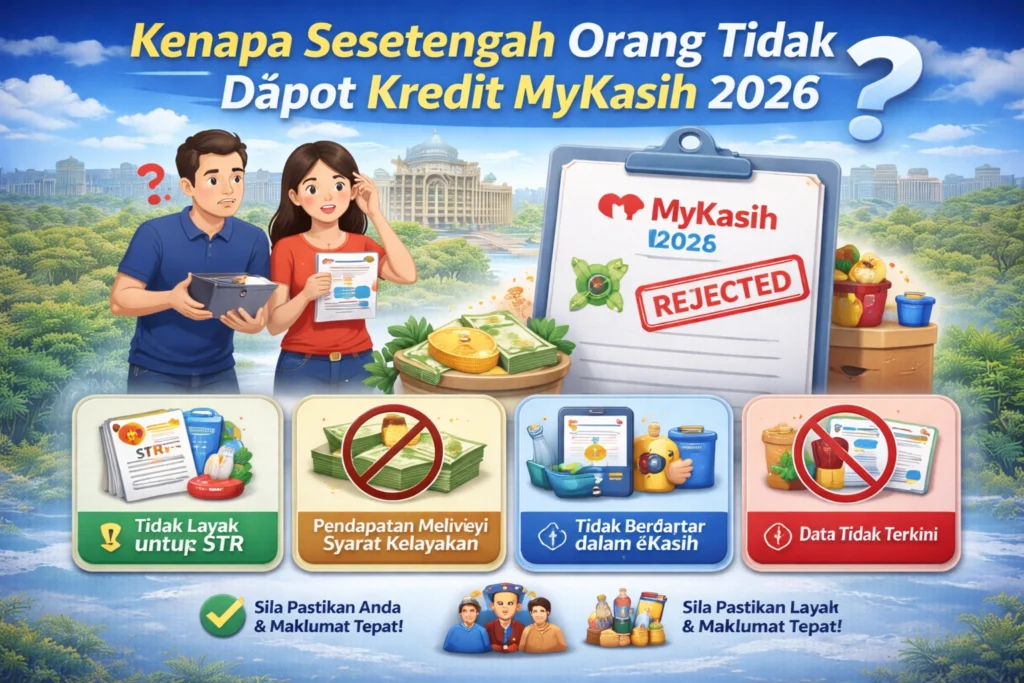 Kenapa Sesetengah Orang Tidak Dapat Kredit MyKasih 2026