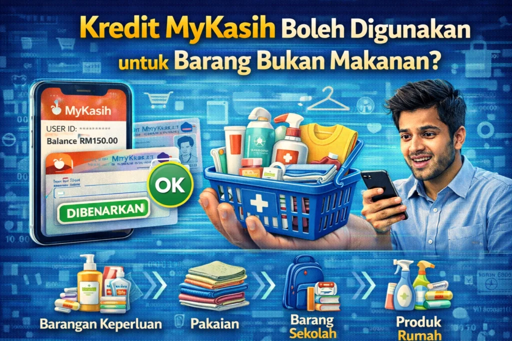 Kredit MyKasih Boleh Digunakan untuk Barang Bukan Makanan?