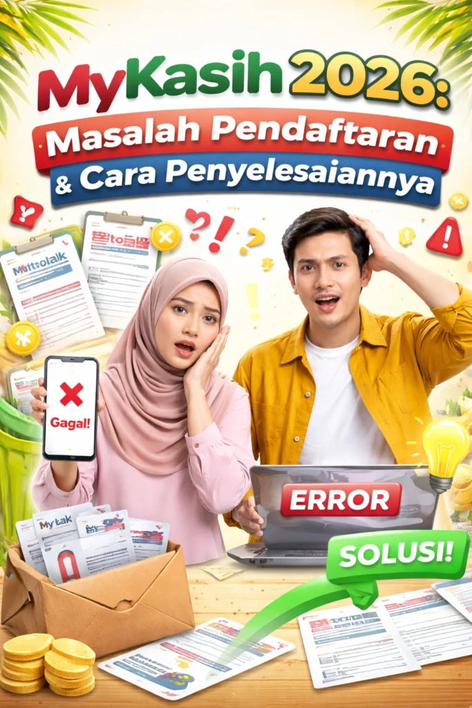 MyKasih 2026: Masalah Pendaftaran & Cara Penyelesaiannya