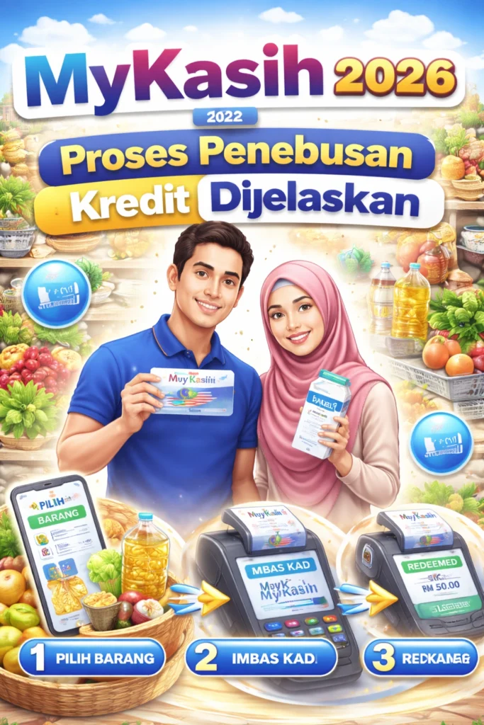 MyKasih 2026: Proses Penebusan Kredit Dijelaskan