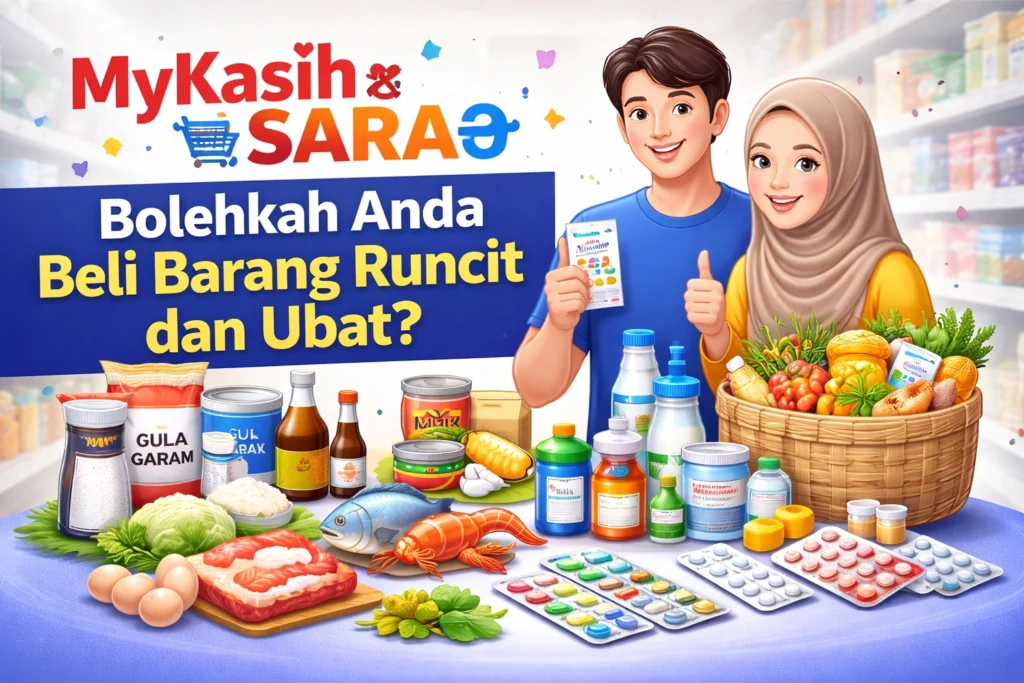 MyKasih & SARA: Bolehkah Anda Beli Barang Runcit dan Ubat?
