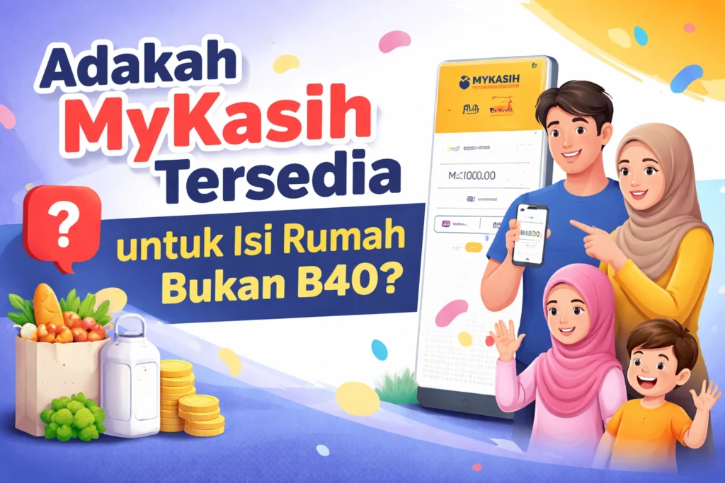 Adakah MyKasih Tersedia untuk Isi Rumah Bukan B40?