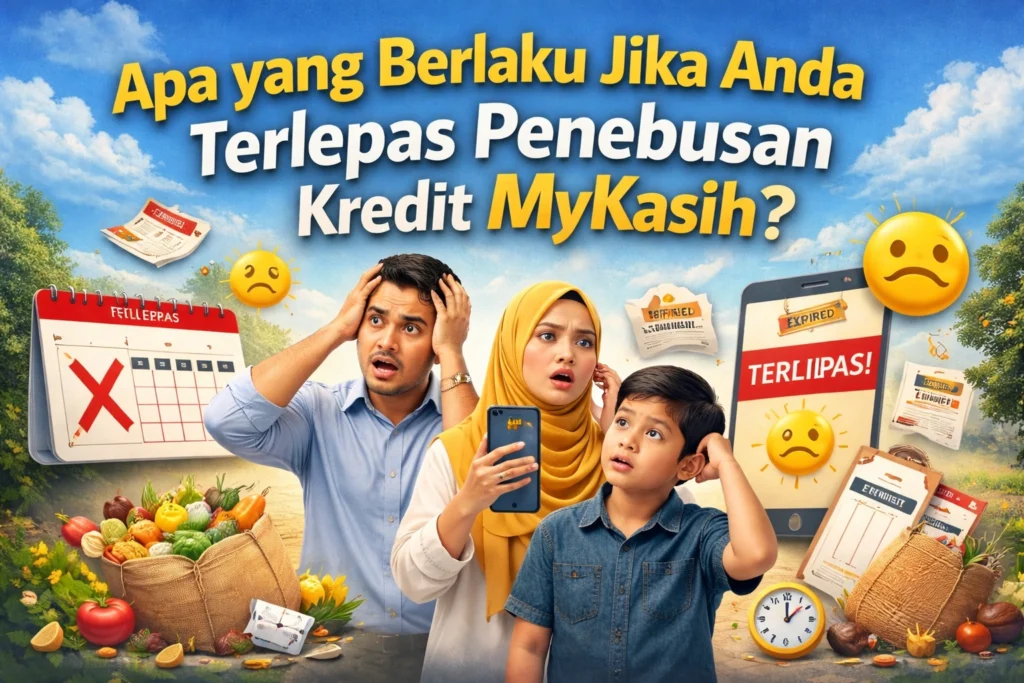 Apa yang Berlaku Jika Anda Terlepas Penebusan Kredit MyKasih?