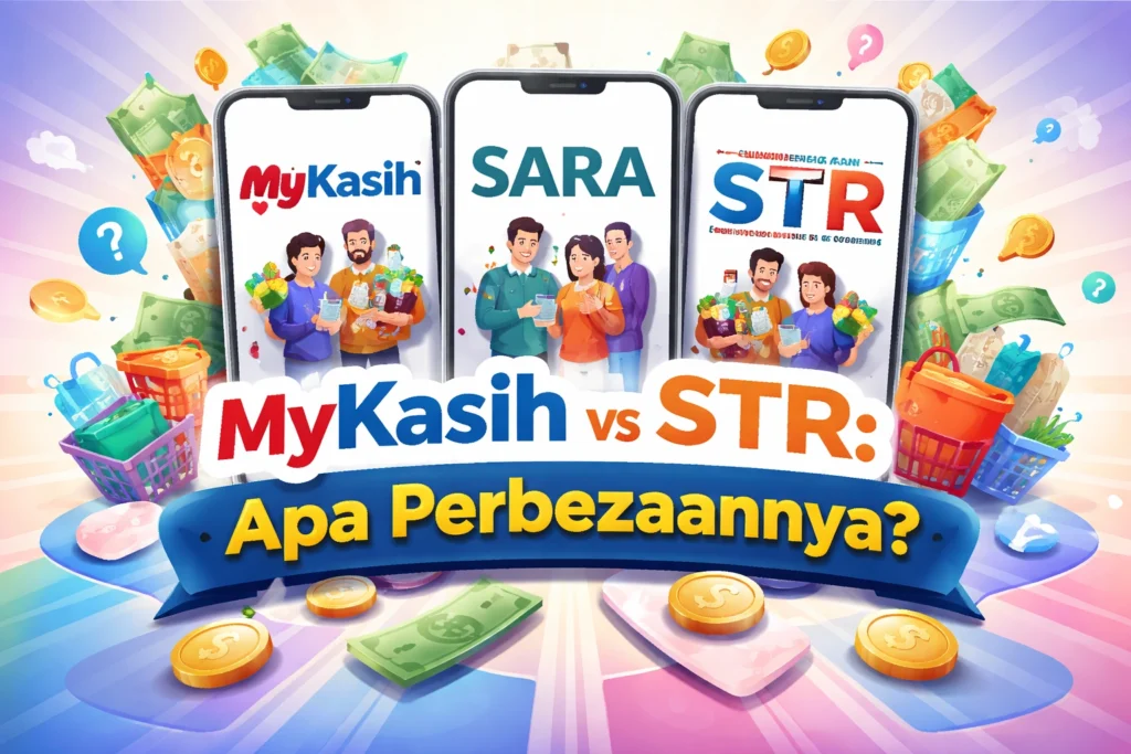 MyKasih vs SARA vs STR: Apa Perbezaannya?
