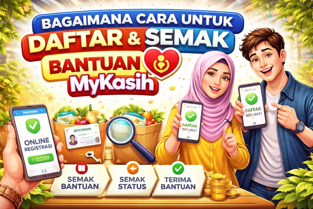 Bagaimana Cara Untuk Daftar dan Semak Bantuan MyKasih
