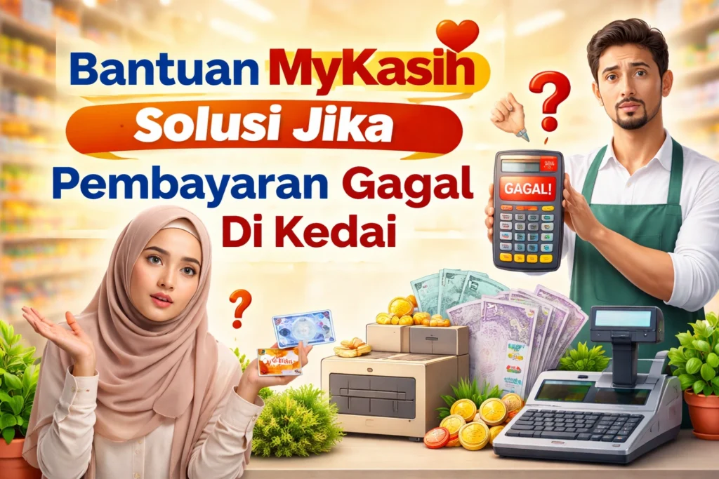 Bantuan MyKasih: Solusi Jika Pembayaran Gagal Di Kedai