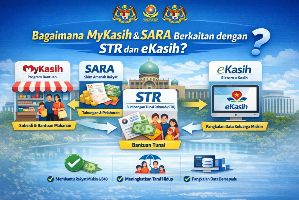 Bagaimana MyKasih & SARA Berkaitan dengan STR dan eKasih?