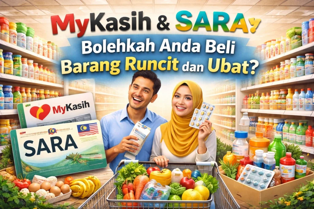 MyKasih & SARA: Bolehkah Anda Beli Barang Runcit dan Ubat?