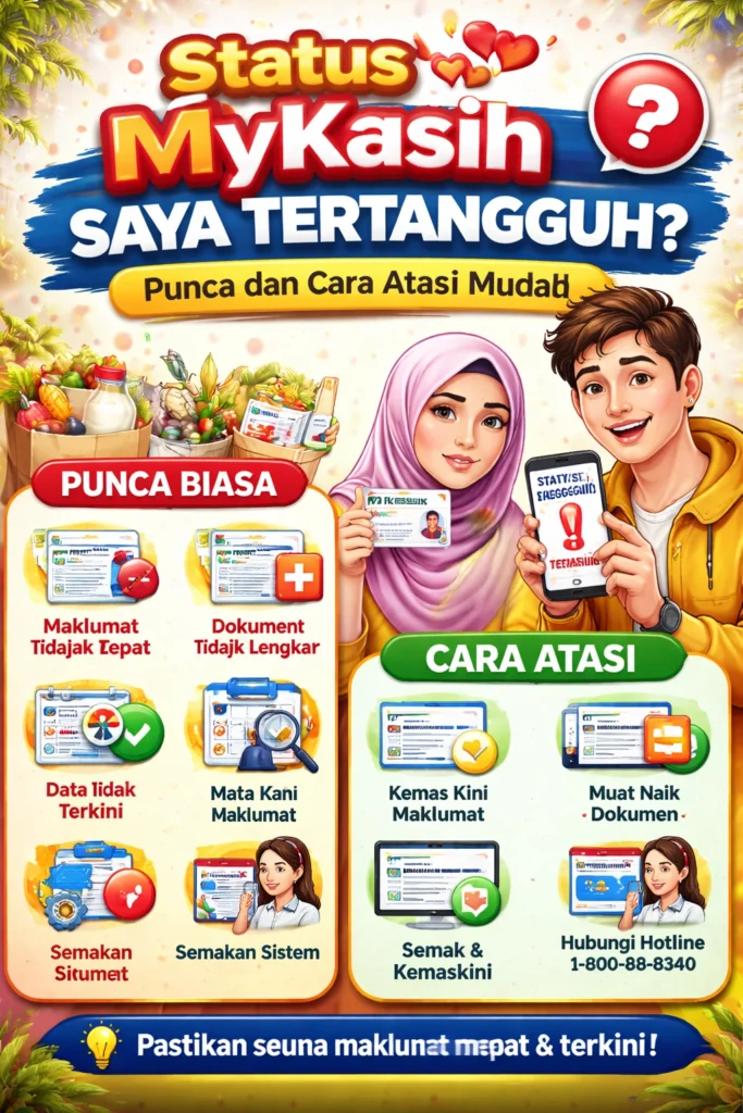 Status MyKasih Saya Tertangguh? Punca dan Cara Atasi Mudah