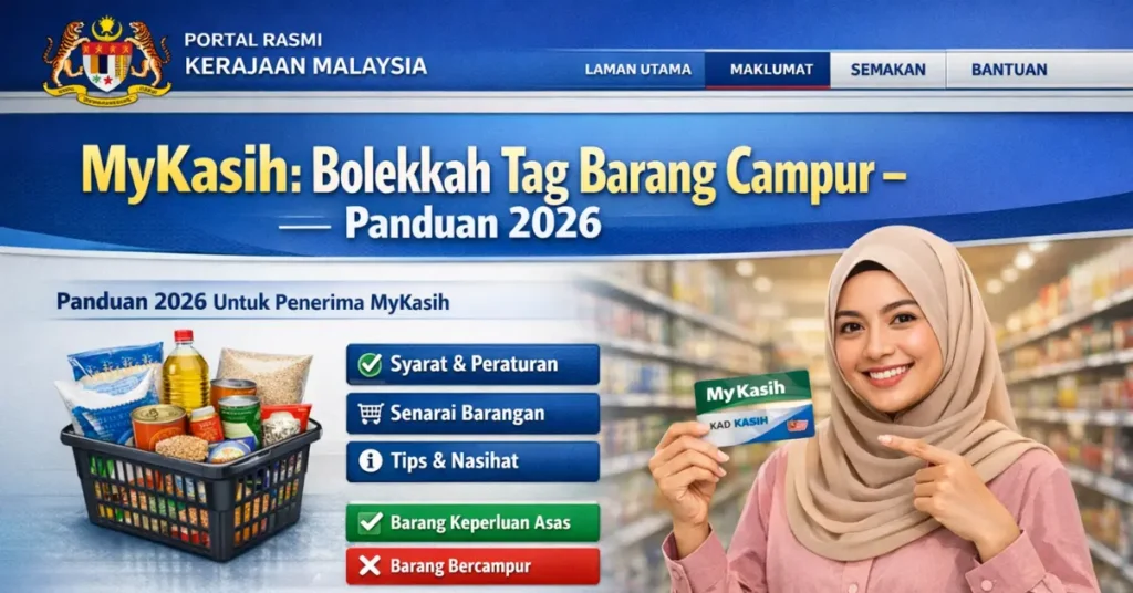 MyKasih: Bolehkah Tag Barang Campur – Panduan 2026