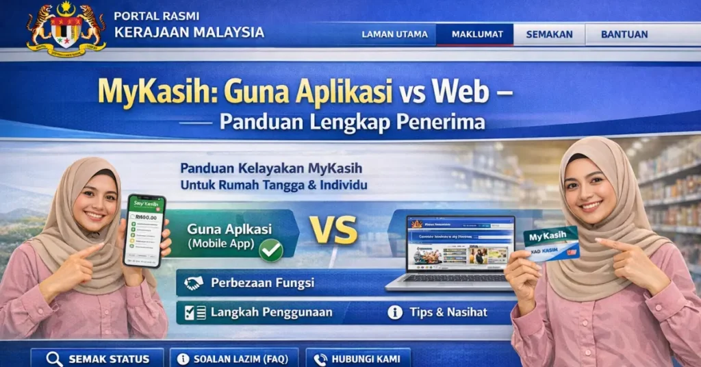 MyKasih: Guna Aplikasi VS Web – Panduan Lengkap Penerima