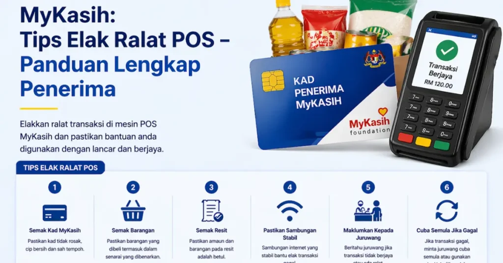 MyKasih: Tips Elak Ralat POS – Panduan Lengkap Penerima