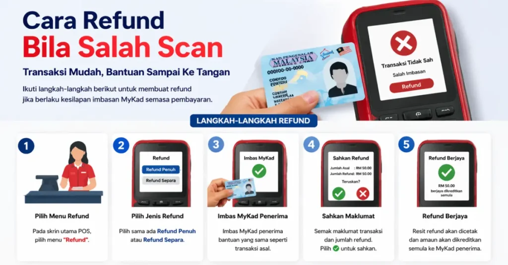 Cara Refund Bila Salah Scan