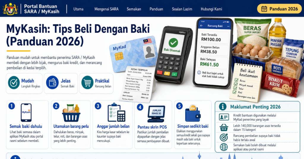 MyKasih: Tips Beli Dengan Baki (Panduan 2026)