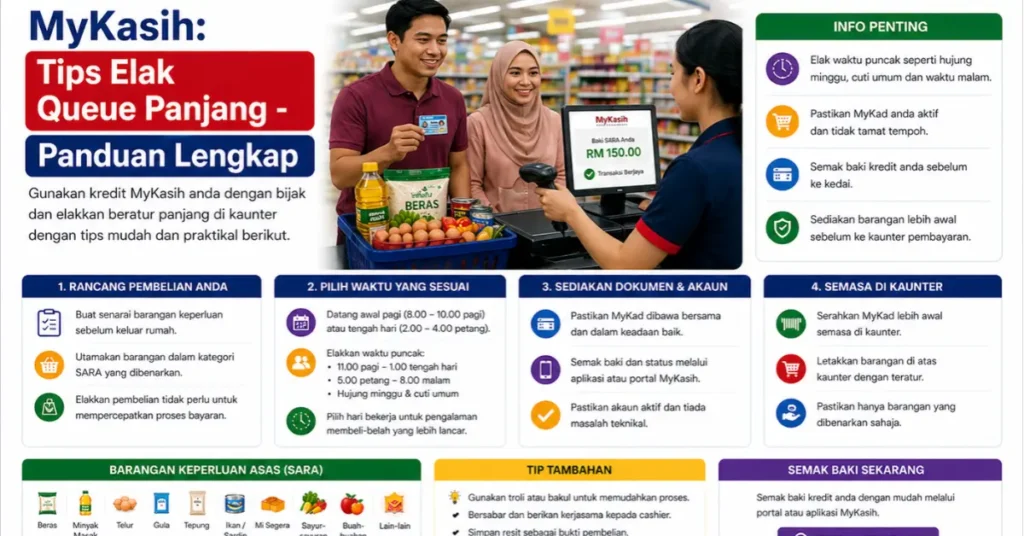 MyKasih: Tips Elak Queue Panjang - Panduan