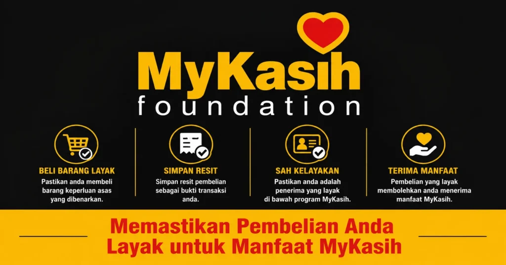 Memastikan Pembelian Anda Layak untuk Manfaat MyKasih