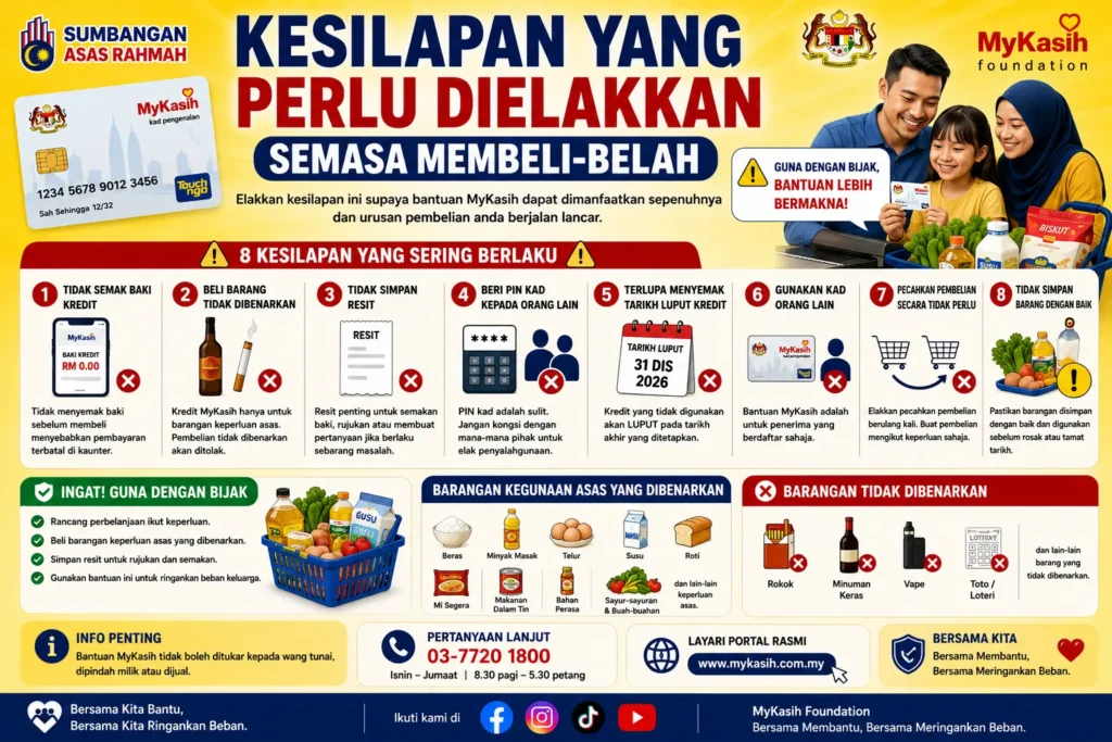 Kesilapan Yang Perlu Dielakkan Semasa Membeli-belah