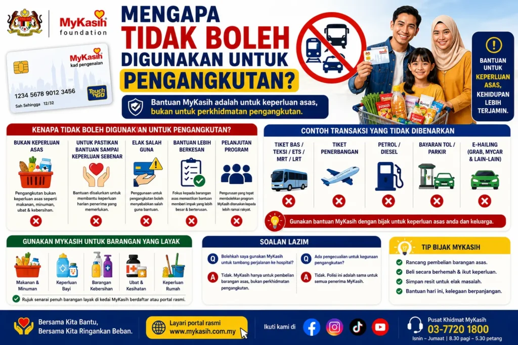 Mengapa Tidak Boleh Digunakan Untuk Pengangkutan?