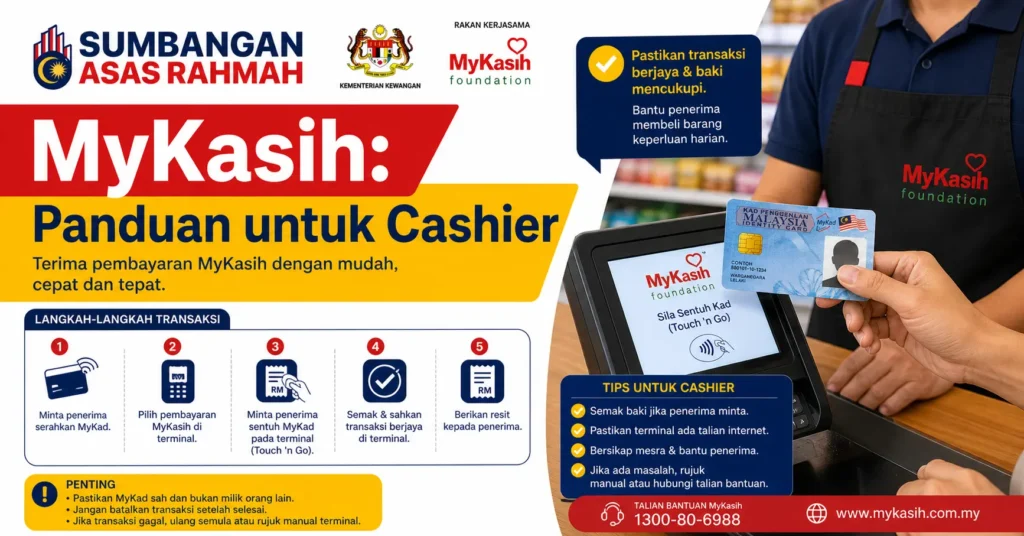 MyKasih: Panduan untuk Cashier