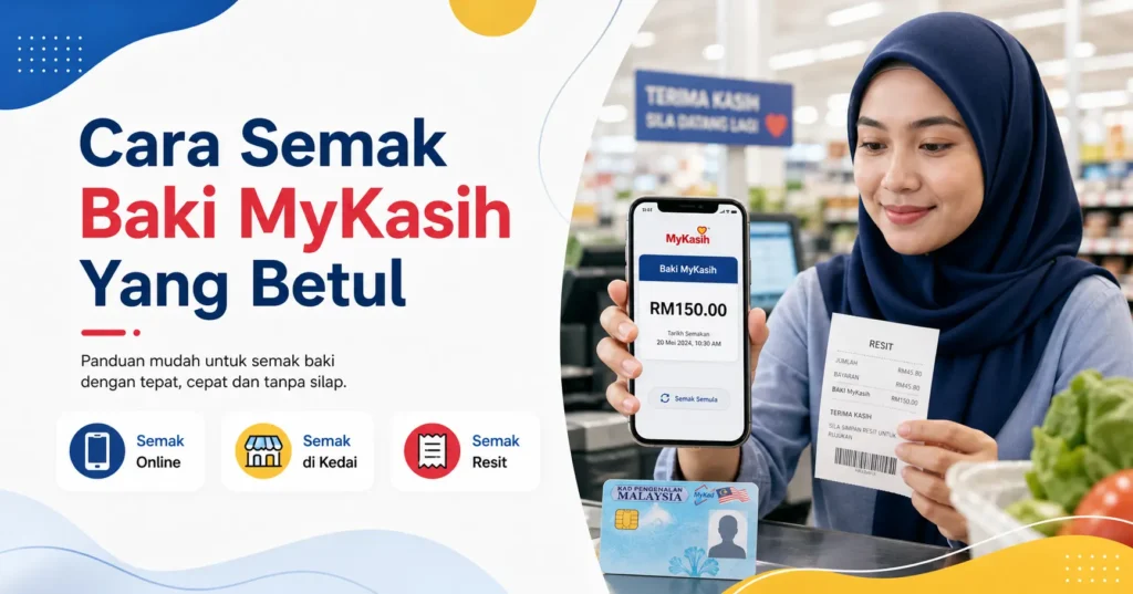 Cara Semak Baki MyKasih Yang Betul