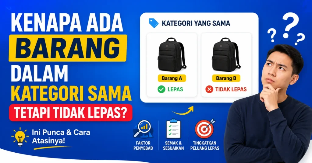 Kenapa Ada Barang Dalam Kategori Sama Tetapi Tidak Lepas?