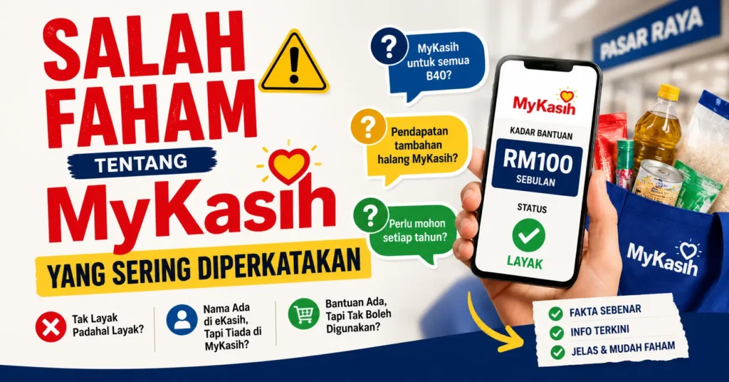 Salah Faham Tentang MyKasih Yang Sering Diperkatakan