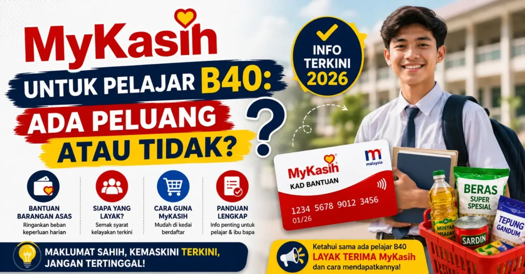 MyKasih Untuk Pelajar B40: Ada Peluang Atau Tidak?