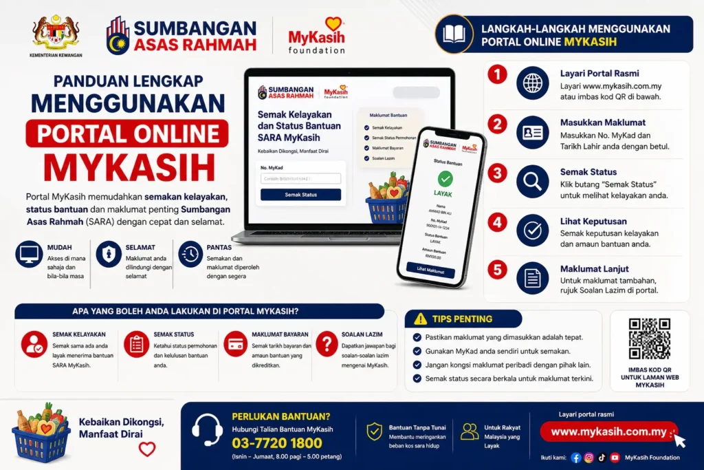 Panduan Lengkap Menggunakan Portal Online MyKasih
