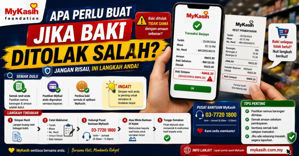 Apa Perlu Buat Jika Baki Ditolak Salah?